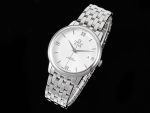 De Ville 36.8mm SS HRF 1:1 Best Edition Silver Dial SS Marker on SS Bracelet A2824 - Image 2