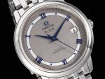 De Ville SS DIWF 1:1 Best Edition Gray/White Dial Blue Markers on SS Bracelet MIYOTA 9015 - Image 3