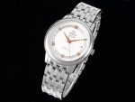 De Ville SS DIWF 1:1 Best Edition White Dial RG Markers on SS Bracelet MIYOTA 9015 - Image 2