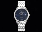 De Ville SS TWF 1:1 Best Edition Blue Dial SS Markers on SS Bracelet MIYOTA 9015