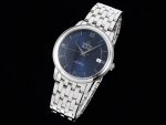 De Ville SS TWF 1:1 Best Edition Blue Dial SS Markers on SS Bracelet MIYOTA 9015 - Image 2