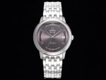 De Ville 36.8mm SS HRF 1:1 Best Edition Brown Dial on SS Bracelet A2824