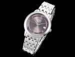 De Ville 36.8mm SS HRF 1:1 Best Edition Brown Dial on SS Bracelet A2824 - Image 2