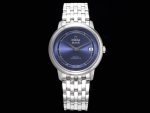 De Ville 36.8mm SS HRF 1:1 Best Edition Light Blue Dial on SS Bracelet A2824