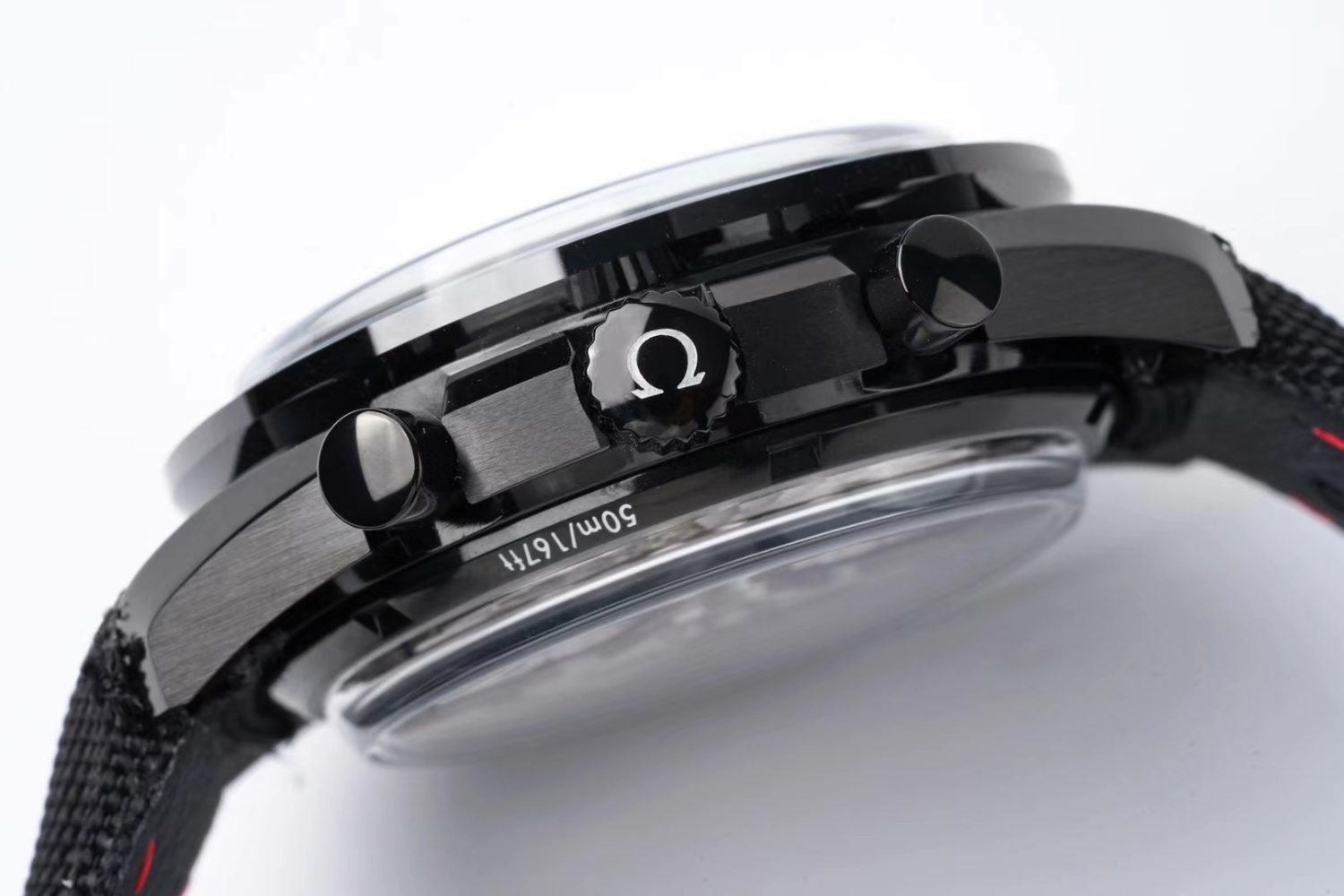 Speedmaster "Dark Side of The Moon" Real Ceramic OMF 1:1 Best Edition on Nylon Strap A9300 - Image 5