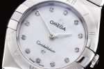 Constellation Ladies 25mm K11F 1:1 Best Edition SS White Textured Dial Diamonds Markers on SS Bracelet ETA Quartz - Image 3
