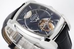 Kalpa Grande Tourbillon Real PR AZF SS Black Dial on Black Leather Strap - Image 4