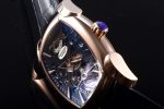 Kalpa Grande Tourbillon Real PR RG Black Skeleton Dial on Black Leather Strap - Image 3