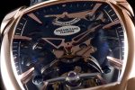 Kalpa Grande Tourbillon Real PR RG Black Skeleton Dial on Black Leather Strap - Image 5