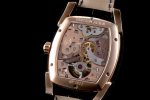 Kalpa Grande Tourbillon Real PR RG Black Skeleton Dial on Black Leather Strap - Image 9