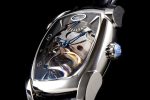 Kalpa Grande Tourbillon Real PR SS Gray Skeleton Dial on Black Leather Strap - Image 6