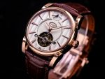 Fleurier Tonda Tourbillon Woodrock RG Real PR JBF Best Edition Silver Dial on Brown Leather Strap - Image 2