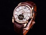 Fleurier Tonda Tourbillon Woodrock RG Real PR JBF Best Edition Silver Dial on Brown Leather Strap - Image 4