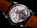 Fleurier Tonda Tourbillon Woodrock SS Real PR JBF Best Edition Black/White Dial on Black Leather Strap - Image 5