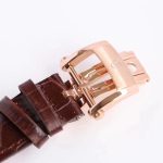 Fleurier Tonda Tourbillon Woodrock RG Real PR JBF Best Edition Red Dial on Brown Leather Strap - Image 9