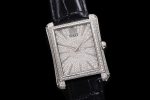 Piaget Emperador Full Paved Diamonds Watch SS KZF Best Edition on Black Leather Strap MIYOTA 9015 - Image 2