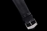 Piaget Emperador Full Paved Diamonds Watch SS KZF Best Edition on Black Leather Strap MIYOTA 9015 - Image 8