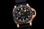 PAM1070 W SBF 1:1 Best Edition Black Dial on Black Rubber Strap P900 - Image 2