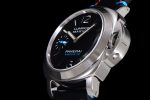 PAM724 Luminor Marina 44mm HWF 1:1 Best Edition Black Dial on Black Leather Strap A6497 - Image 6
