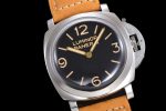 PAM372 Q HWF 1:1 Best Edition Black Dial on Brown Leather Strap A6497 - Image 2