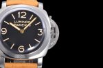 PAM372 Q HWF 1:1 Best Edition Black Dial on Brown Leather Strap A6497 - Image 4