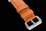 PAM1080 Luminor 47mm HWF 1:1 Best Edition Brown Dial on Nylon Cladded Leather Strap A6497 - Image 7
