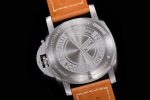PAM1080 Luminor 47mm HWF 1:1 Best Edition Brown Dial on Nylon Cladded Leather Strap A6497 - Image 9