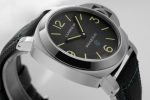 PAM774 Luminor 44mm HWF 1:1 Best Edition Black Dial on Nylon Cladded Black Leather Strap A6497 - Image 7