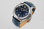 PAM1085 HWF 1:1 Logo Blu Mare Best Edition on Blue Leather Strap A6497 - Image 3