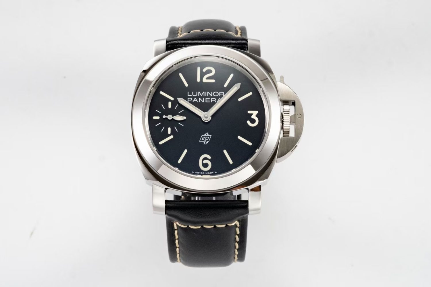 PAM1084 Luminor 44mm HWF 1:1 Best Edition Black Dial on Black Leather Strap A6497 - Image 1