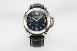 PAM1084 Luminor 44mm HWF 1:1 Best Edition Black Dial on Black Leather Strap A6497