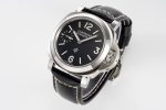 PAM1084 Luminor 44mm HWF 1:1 Best Edition Black Dial on Black Leather Strap A6497 - Image 2