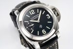 PAM1084 Luminor 44mm HWF 1:1 Best Edition Black Dial on Black Leather Strap A6497 - Image 3