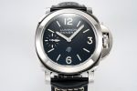 PAM1084 Luminor 44mm HWF 1:1 Best Edition Black Dial on Black Leather Strap A6497 - Image 4