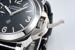 PAM1084 Luminor 44mm HWF 1:1 Best Edition Black Dial on Black Leather Strap A6497 - Image 5