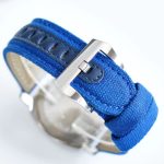 PAM777  Luminor Marina 44mm HWF 1:1 Best Edition Black Dial on Blue Leather Strap A6497 - Image 8