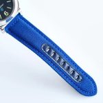 PAM777  Luminor Marina 44mm HWF 1:1 Best Edition Black Dial on Blue Leather Strap A6497 - Image 9