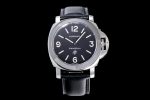 PAM000 Q XF 1:1 Best Edition Black Dial on Black Leather Strap A6497