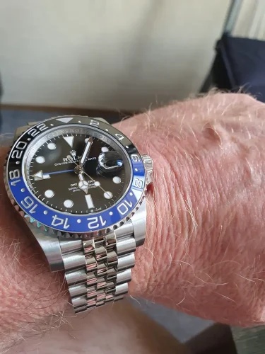 GMT Master II 126710 BLNR Black Blue Ceramic 904L Steel Clean Factory Best Edition on Jubilee Bracelet DD3285 CHS photo review