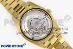 DayDate 40 YG GSF Gain Weight Black Crystal Dial Diamonds Bezel on President Bracelet A3255 - Image 8