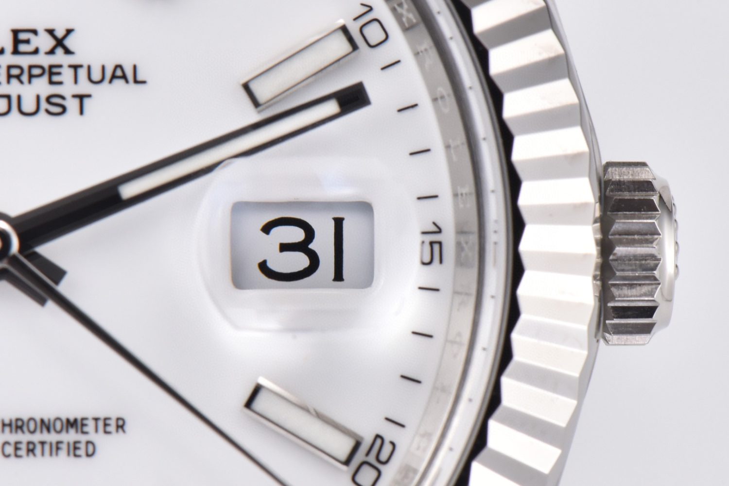 DateJust 41 126334 904L SS Clean FactoryBest Edition White Dial on Jubilee  Bracelet VR3235 - Image 3