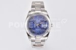 DateJust 41 126334 Clean 1:1 Best Edition 904L Steel Blue Roman Dial on Oyster Bracelet VR3235