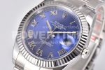 DateJust 41 126334 Clean 1:1 Best Edition 904L Steel Blue Roman Dial on Oyster Bracelet VR3235 - Image 2
