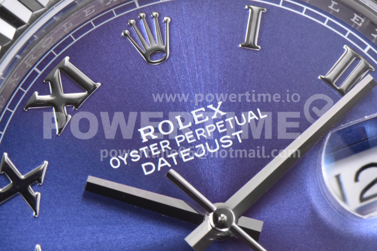 DateJust 41 126334 Clean 1:1 Best Edition 904L Steel Blue Roman Dial on Oyster Bracelet VR3235 - Image 3