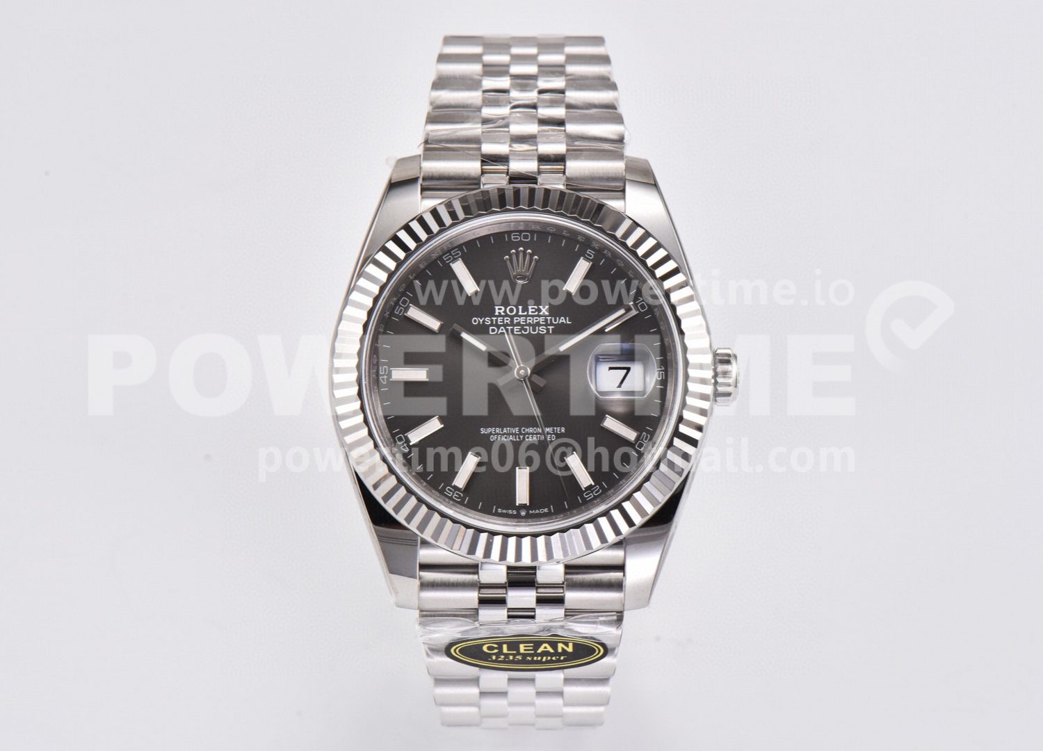 DateJust 41 126334 904L SS Clean 1:1 Best Edition Gray Dial on Jubilee  Bracelet VR3235