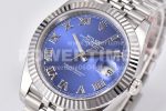 DateJust 41 126334 Clean 1:1 Best Edition 904L Steel Blue Dial on Jubilee Bracelet VR3235 - Image 2