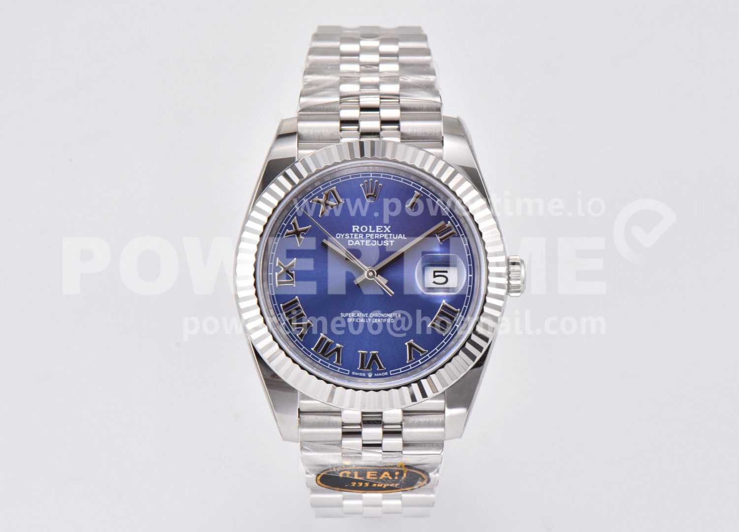 DateJust 41 126334 Clean 1:1 Best Edition 904L Steel Blue Dial on Jubilee Bracelet VR3235