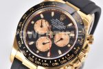 Daytona 116518 Clean Factory YG 1:1 Best Edition Black/YG Dial on Oysterflex Rubber Strap SA4130 Super Clone - Image 2
