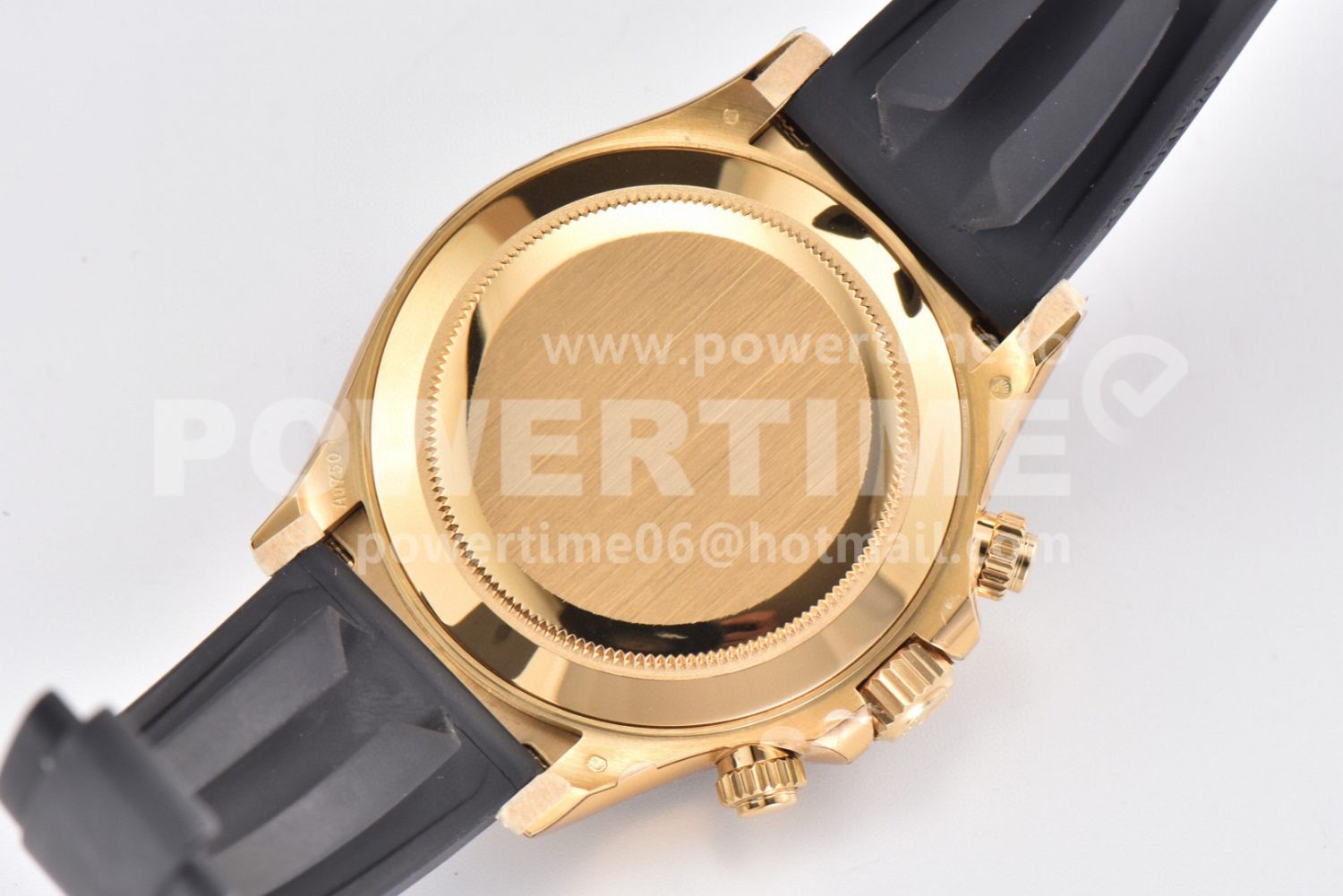 Daytona 116518 Clean Factory YG 1:1 Best Edition Black/YG Dial on Oysterflex Rubber Strap SA4130 Super Clone - Image 5