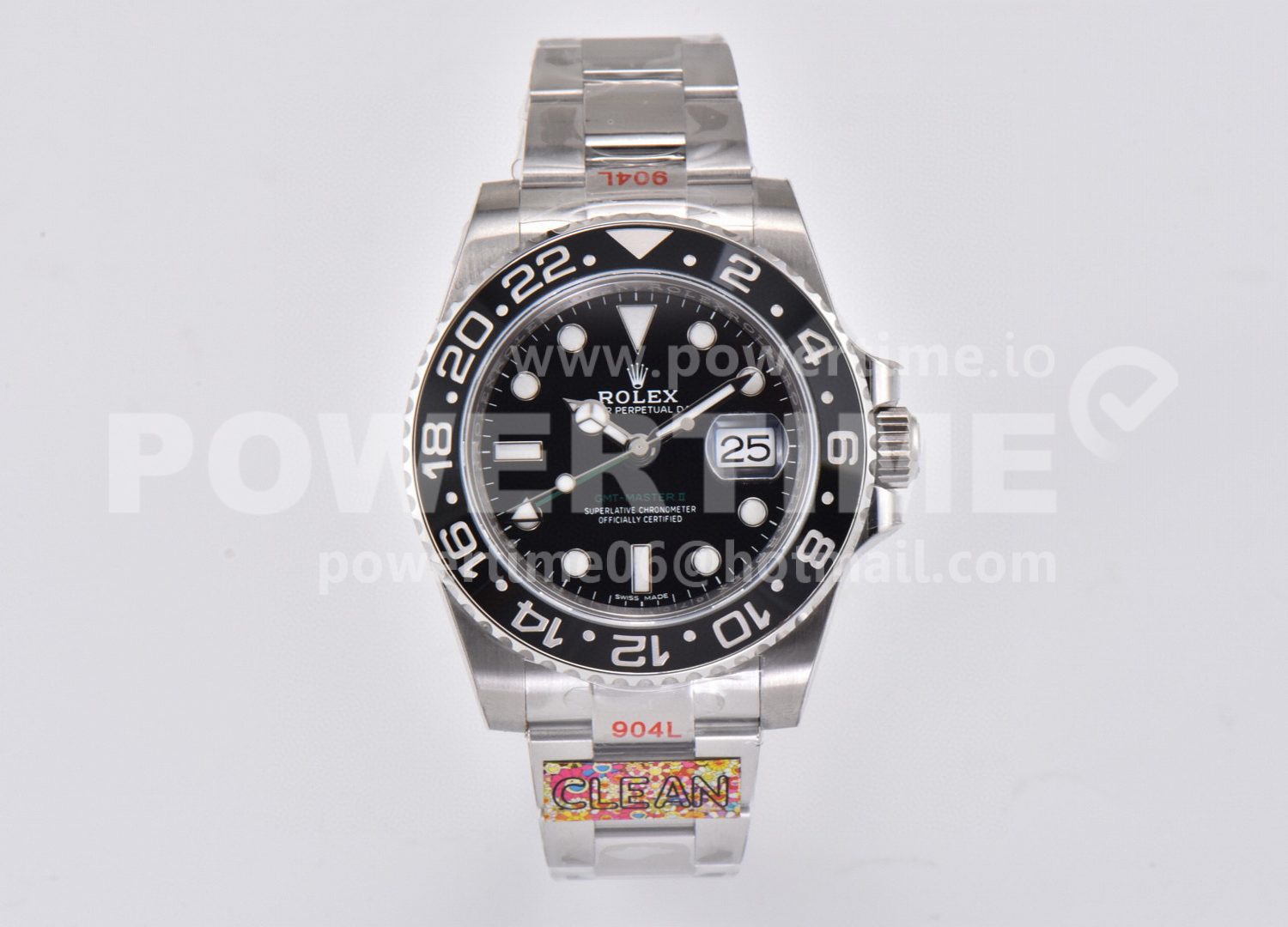 GMT-Master II 116710 LN Black Ceramic 904L Steel Clean Factory Best Edition VR3186 CHS